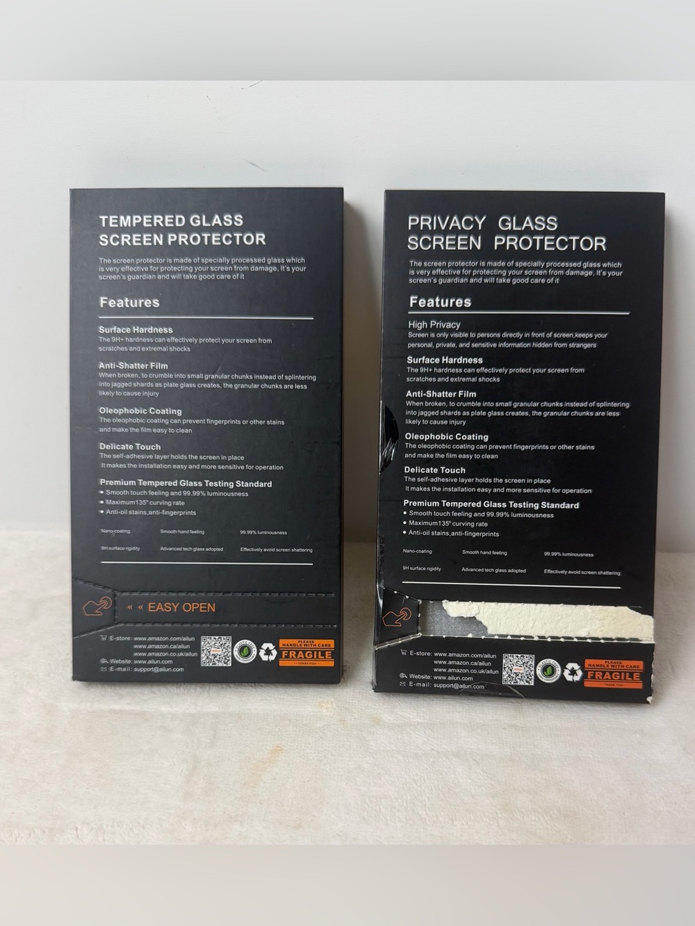 Ailun 3 Pack Tempered Glass Screen Protector - Picture 2 of 3